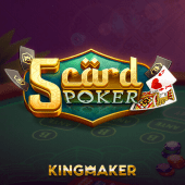 5 Card Poker icon with poker hand artwork