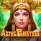 Aztec Priestess slot icon with temple artwork