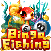 Bingo Fishing icon with bingo ball fish artwork