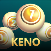 Keno icon with number grid artwork