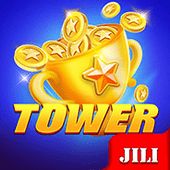 Tower slot icon with ascending blocks artwork